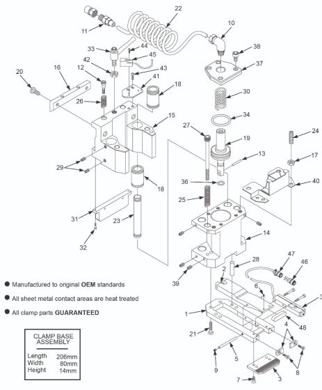Replacement Parts For A0100-CA