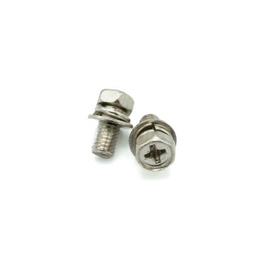 Phillips hex screw w/ washer M4/M5 (1 screw)
