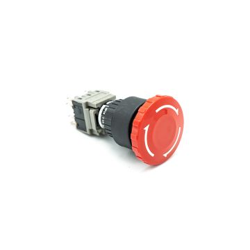 Emergency Stop PB Switch AH165-2V (AH165-2VR22)