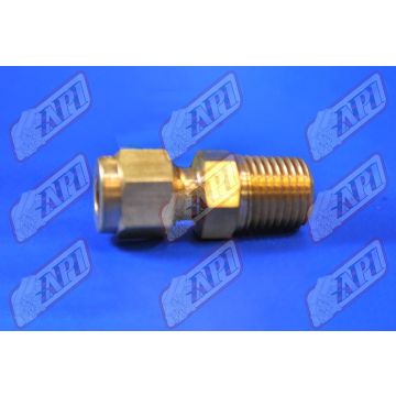1/4" Tube Fitting x 1/4 MPT Brass
