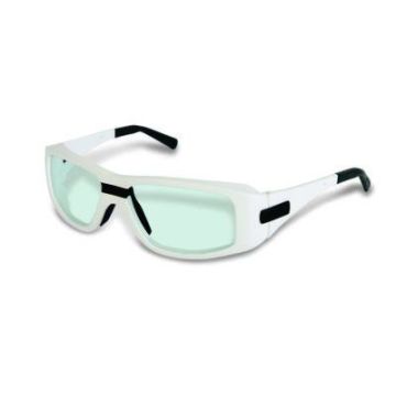 Premium Glass Safety Glasses- CO2, Fiber, & Trudisk - 2KW-12KW (White)